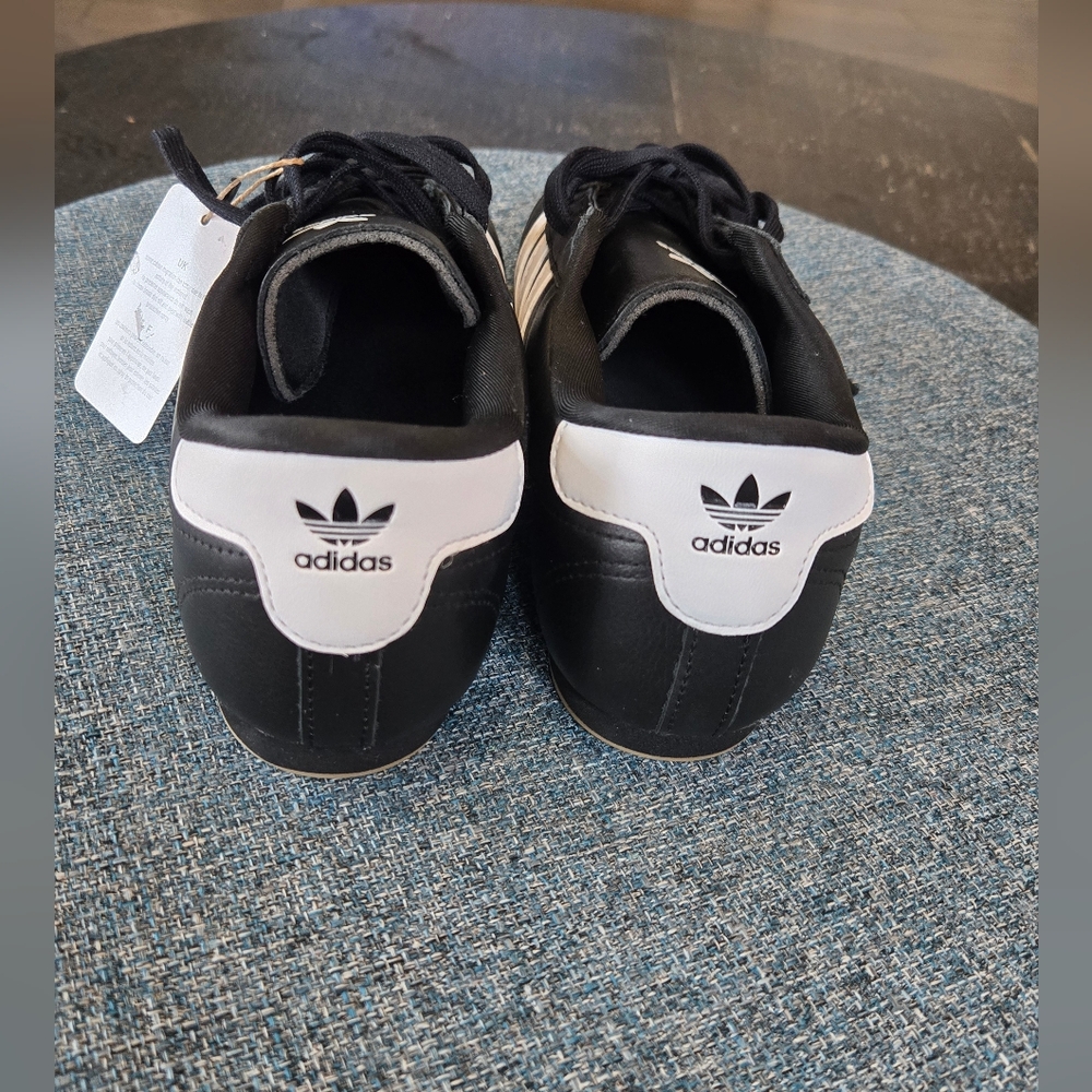 Womens Adidas Taekwondo Lace Black and White Gum Shoes - Picture 9 of 10